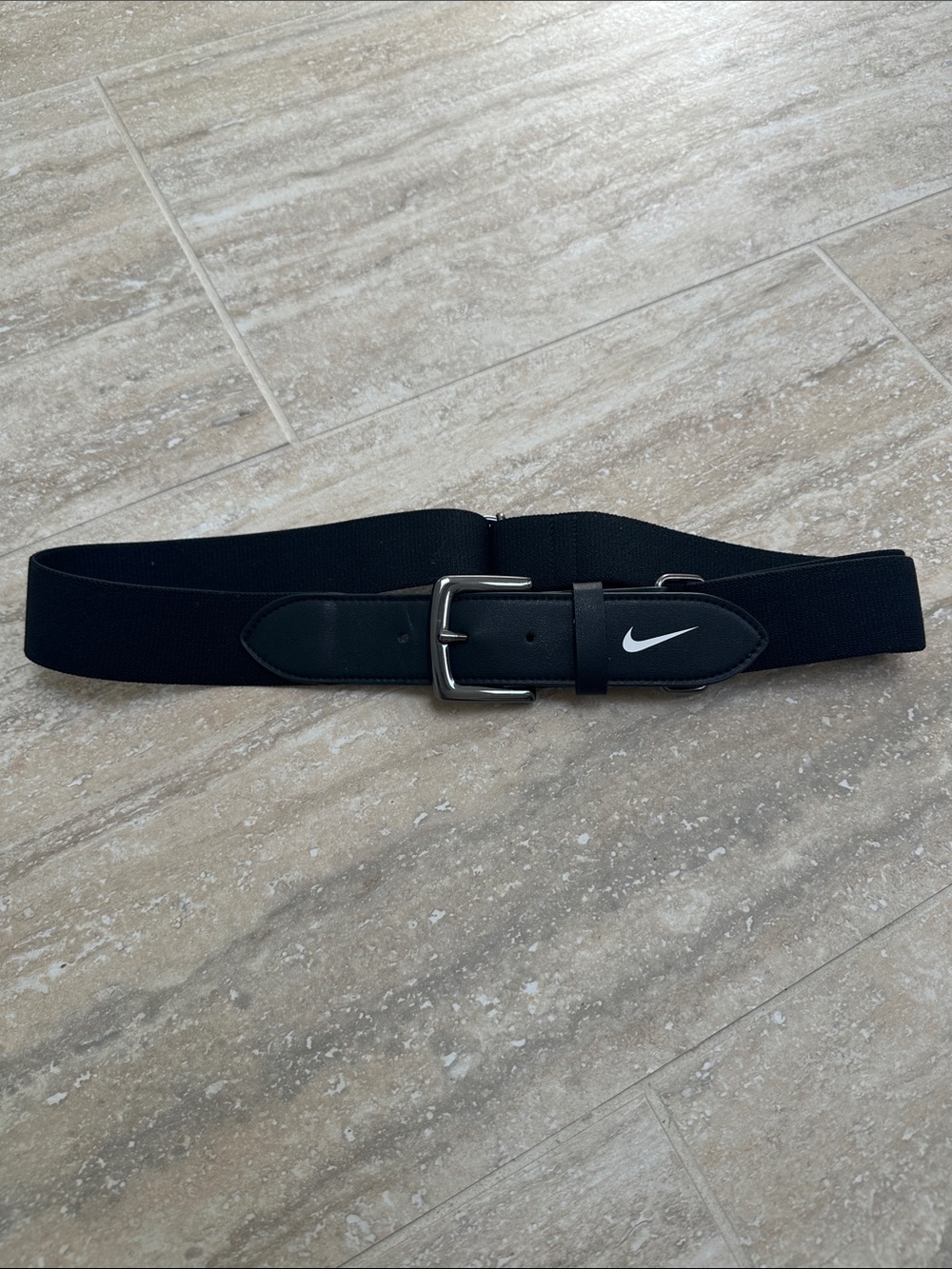 Nike Black Elastic softball or baseball Belt